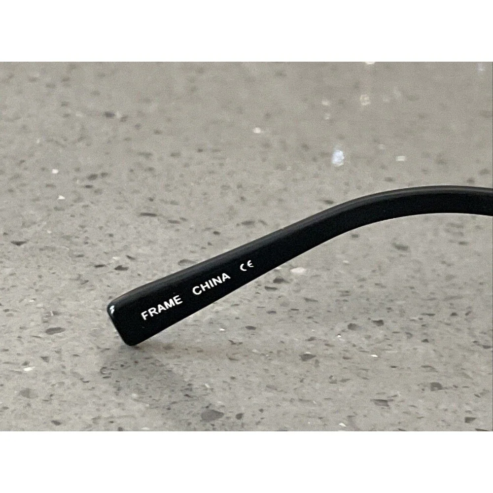Levi Strauss Eyeglasses Frames ONLY LS108 52 18 135 BLK Half Rim Flex Black